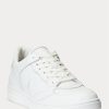 White Men’s Ralph Lauren Court Sneakers White Men’s Ralph Lauren Court Sneakers
