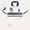 White Men’s Ralph Lauren Custom Slim Fit Big Pony Mesh Polo Shirts White Men’s Ralph Lauren Custom Slim Fit Big Pony Mesh Polo Shirts