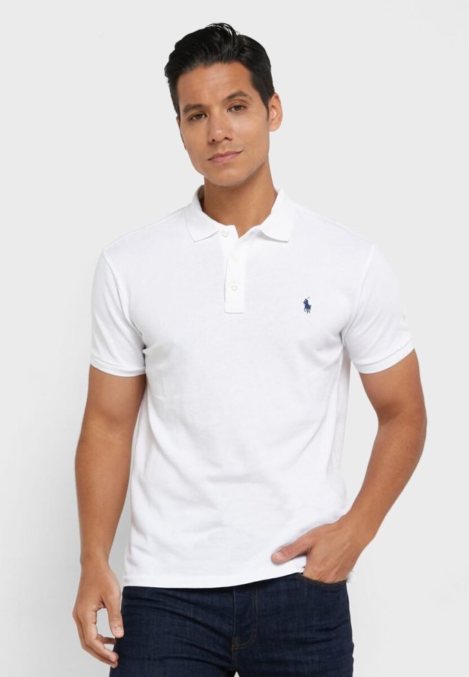 White Men’s Ralph Lauren Essential Polo Shirts White Men’s Ralph Lauren Essential Polo Shirts