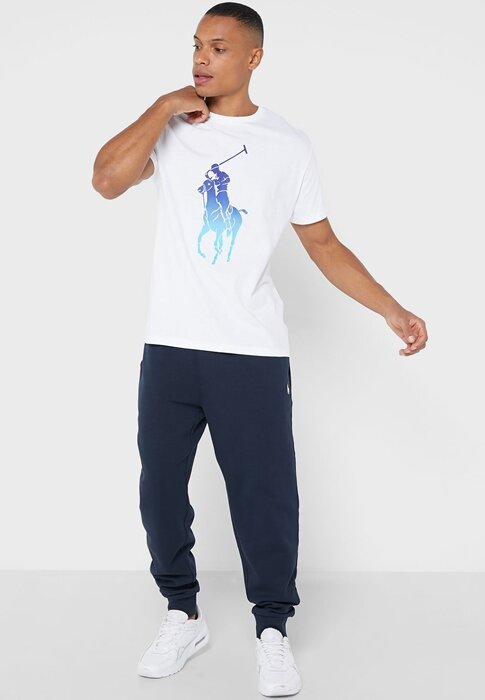 White Men’s Ralph Lauren Graphic Crew Neck T Shirts White Men’s Ralph Lauren Graphic Crew Neck T Shirts