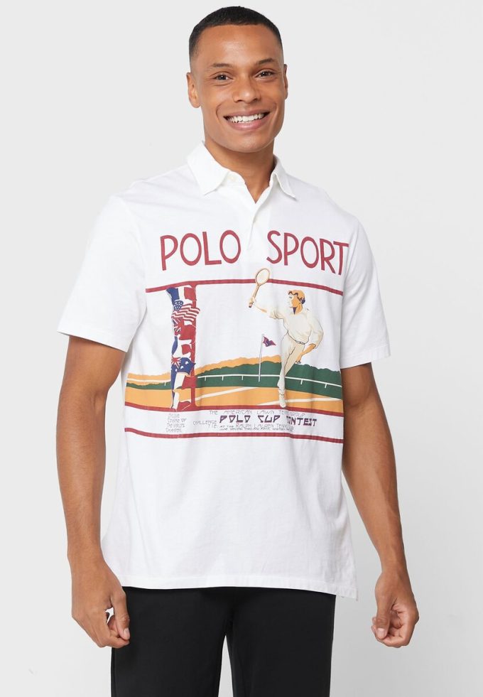 White Men’s Ralph Lauren Graphic Polo Shirts White Men’s Ralph Lauren Graphic Polo Shirts