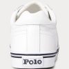 White Men’s Ralph Lauren Hanford Leather Sneakers White Men’s Ralph Lauren Hanford Leather Sneakers
