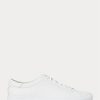 White Men’s Ralph Lauren Jermain Leather Sneakers White Men’s Ralph Lauren Jermain Leather Sneakers