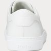 White Men’s Ralph Lauren Jermain Leather Sneakers White Men’s Ralph Lauren Jermain Leather Sneakers