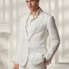 White Men’s Ralph Lauren Kent Herringbone Suit Blazers White Men’s Ralph Lauren Kent Herringbone Suit Blazers