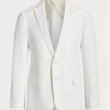 White Men’s Ralph Lauren Kent Herringbone Suit Blazers White Men’s Ralph Lauren Kent Herringbone Suit Blazers