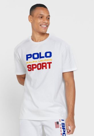 White Men’s Ralph Lauren Logo Crew Neck T Shirts White Men’s Ralph Lauren Logo Crew Neck T Shirts