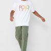 White Men’s Ralph Lauren Logo Crew Neck T Shirts