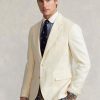 White Men’s Ralph Lauren Polo Soft Linen Suit Blazers White Men’s Ralph Lauren Polo Soft Linen Suit Blazers