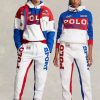 White Men’s Ralph Lauren Polo Sport Colour-blocked Fleece Pants White Men’s Ralph Lauren Polo Sport Colour-blocked Fleece Pants