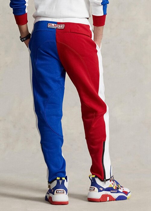 White Men’s Ralph Lauren Polo Sport Colour-blocked Fleece Pants White Men’s Ralph Lauren Polo Sport Colour-blocked Fleece Pants