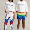 White Men’s Ralph Lauren Polo Sport Fleece Sweatshirt White Men’s Ralph Lauren Polo Sport Fleece Sweatshirt