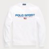 White Men’s Ralph Lauren Polo Sport Fleece Sweatshirt White Men’s Ralph Lauren Polo Sport Fleece Sweatshirt