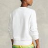 White Men’s Ralph Lauren Polo Sport Fleece Sweatshirt White Men’s Ralph Lauren Polo Sport Fleece Sweatshirt
