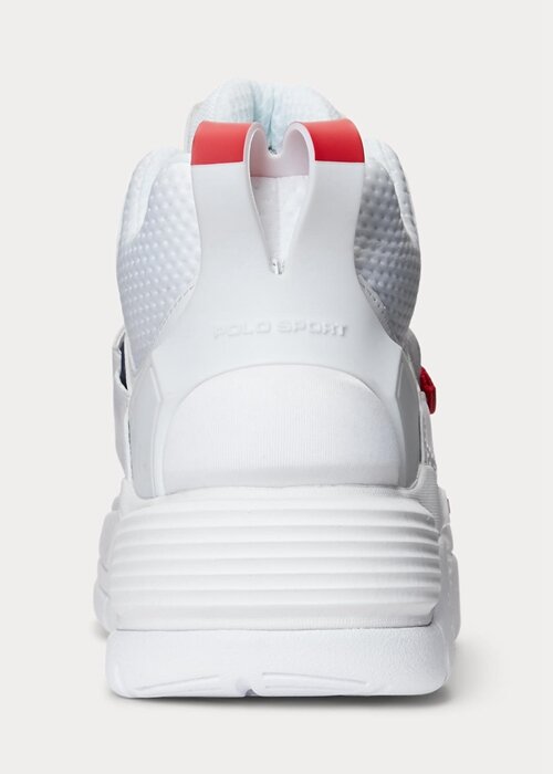 White Men’s Ralph Lauren PS100 High-Top Sneakers White Men’s Ralph Lauren PS100 High-Top Sneakers