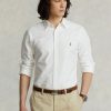 White Men’s Ralph Lauren Slim Fit Oxford Shirts White Men’s Ralph Lauren Slim Fit Oxford Shirts