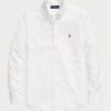 White Men’s Ralph Lauren Slim Fit Oxford Shirts White Men’s Ralph Lauren Slim Fit Oxford Shirts