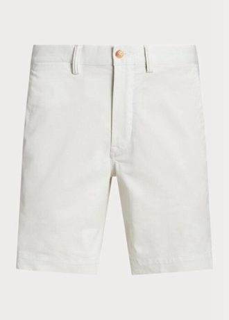 White Men’s Ralph Lauren Stretch Straight Fit Chino Shorts White Men’s Ralph Lauren Stretch Straight Fit Chino Shorts