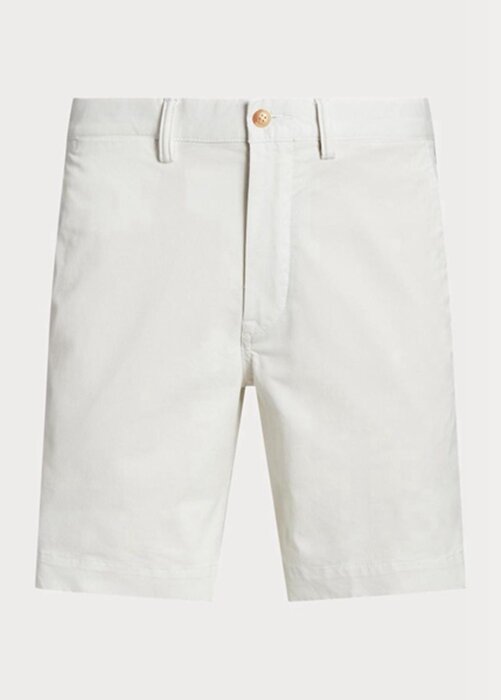White Men’s Ralph Lauren Stretch Straight Fit Chino Shorts White Men’s Ralph Lauren Stretch Straight Fit Chino Shorts
