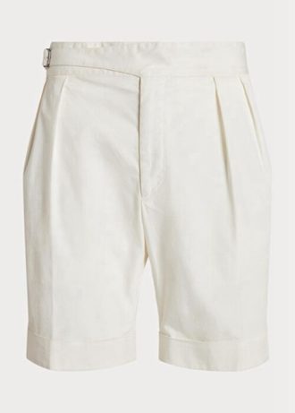 White Men’s Ralph Lauren Tailored Stretch Chino Shorts White Men’s Ralph Lauren Tailored Stretch Chino Shorts