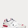 White Men’s Ralph Lauren Trackster 200 Sneakers White Men’s Ralph Lauren Trackster 200 Sneakers