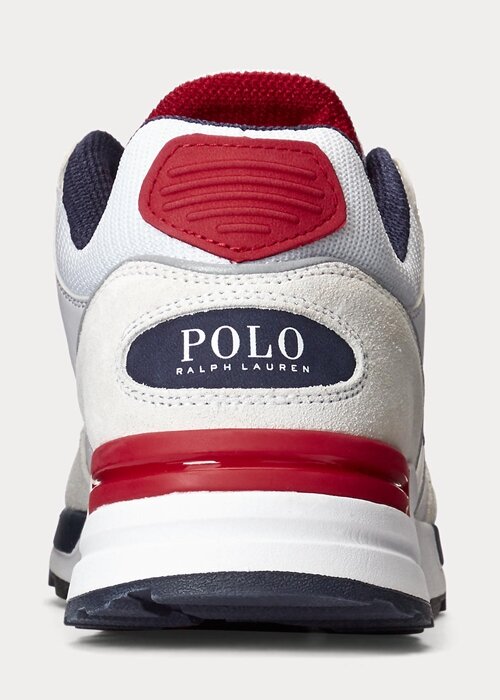 White Men’s Ralph Lauren Trackster 200 Sneakers White Men’s Ralph Lauren Trackster 200 Sneakers