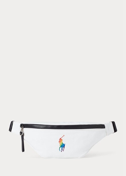 White Multi Women’s Ralph Lauren Pride Canvas Handbag White Multi Women’s Ralph Lauren Pride Canvas Handbag