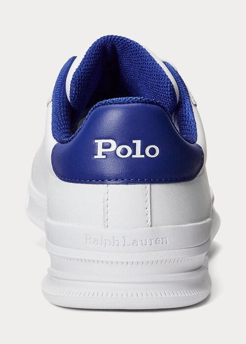White / Royal Men’s Ralph Lauren Heritage Court II Leather Sneakers White / Royal Men’s Ralph Lauren Heritage Court II Leather Sneakers