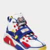 White / Royal Men’s Ralph Lauren PS100 High-Top Sneakers White / Royal Men’s Ralph Lauren PS100 High-Top Sneakers