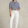 White Women’s Ralph Lauren Carrot Jeans White Women’s Ralph Lauren Carrot Jeans