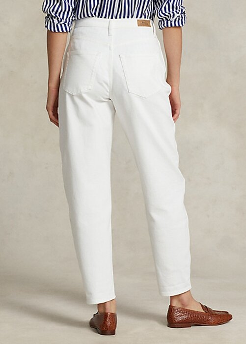 White Women’s Ralph Lauren Carrot Jeans White Women’s Ralph Lauren Carrot Jeans