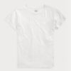 White Women’s Ralph Lauren Cotton Jersey Crewneck T Shirts White Women’s Ralph Lauren Cotton Jersey Crewneck T Shirts