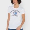 White Women’s Ralph Lauren Crew Neck Graphic T Shirts White Women’s Ralph Lauren Crew Neck Graphic T Shirts