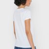 White Women’s Ralph Lauren Crew Neck Graphic T Shirts White Women’s Ralph Lauren Crew Neck Graphic T Shirts