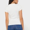 White Women’s Ralph Lauren Crew Neck Graphic T Shirts White Women’s Ralph Lauren Crew Neck Graphic T Shirts