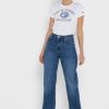 White Women’s Ralph Lauren Crew Neck Graphic T Shirts White Women’s Ralph Lauren Crew Neck Graphic T Shirts