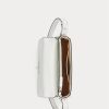 White Women’s Ralph Lauren Eyelet Leather Small Maddy Shoulder Bags White Women’s Ralph Lauren Eyelet Leather Small Maddy Shoulder Bags