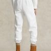 White Women’s Ralph Lauren Fleece Athletics Pants White Women’s Ralph Lauren Fleece Athletics Pants