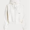 White Women’s Ralph Lauren Fleece Full-zip Dolman-sleeve Hoodie White Women’s Ralph Lauren Fleece Full-zip Dolman-sleeve Hoodie
