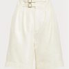 White Women’s Ralph Lauren Francine Mulberry Silk Shorts White Women’s Ralph Lauren Francine Mulberry Silk Shorts