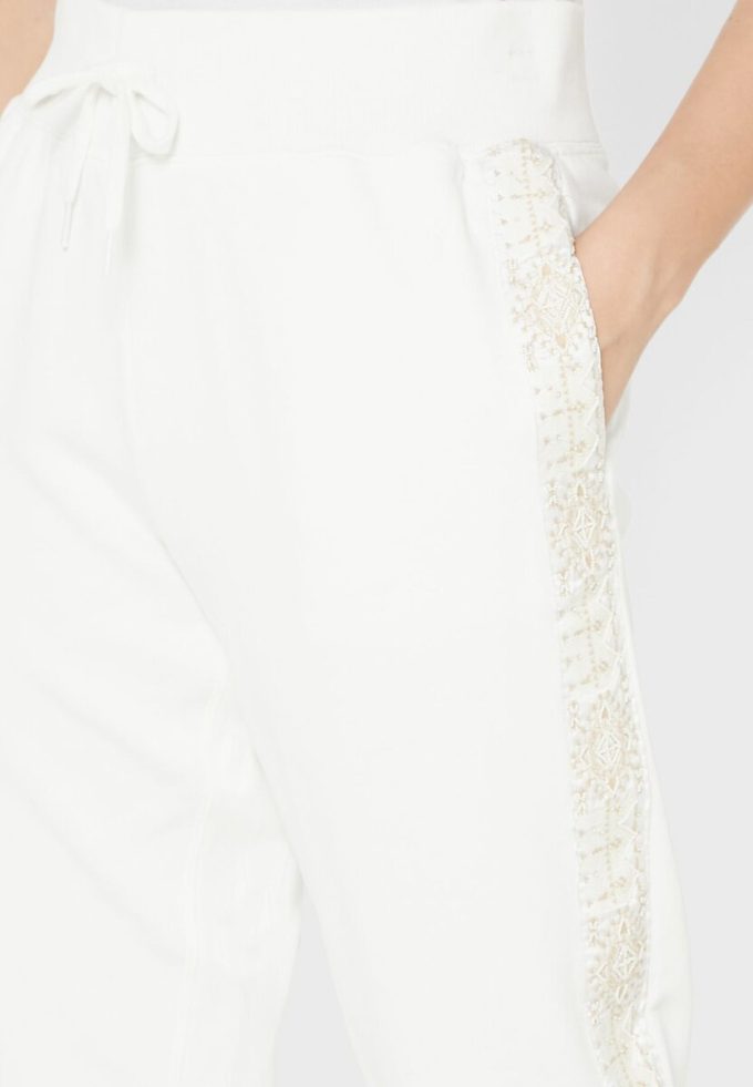 White Women’s Ralph Lauren High Waist Knitted Pants White Women’s Ralph Lauren High Waist Knitted Pants
