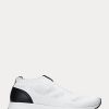 White Women’s Ralph Lauren Kacie Slip-On Sneakers White Women’s Ralph Lauren Kacie Slip-On Sneakers