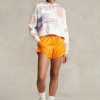 White Women’s Ralph Lauren Logo Graphic Oversize Fleece Hoodie White Women’s Ralph Lauren Logo Graphic Oversize Fleece Hoodie