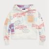 White Women’s Ralph Lauren Logo Graphic Oversize Fleece Hoodie White Women’s Ralph Lauren Logo Graphic Oversize Fleece Hoodie
