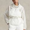 White Women’s Ralph Lauren Packable Ripstop Windbreaker White Women’s Ralph Lauren Packable Ripstop Windbreaker