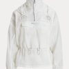 White Women’s Ralph Lauren Packable Ripstop Windbreaker White Women’s Ralph Lauren Packable Ripstop Windbreaker
