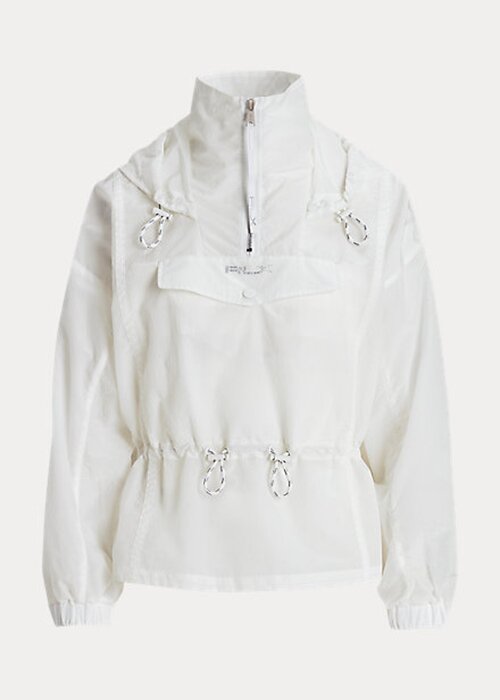 White Women’s Ralph Lauren Packable Ripstop Windbreaker White Women’s Ralph Lauren Packable Ripstop Windbreaker
