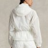 White Women’s Ralph Lauren Packable Ripstop Windbreaker White Women’s Ralph Lauren Packable Ripstop Windbreaker