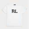 White Women’s Ralph Lauren Rl Logo Jersey T Shirts White Women’s Ralph Lauren Rl Logo Jersey T Shirts