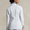 White Women’s Ralph Lauren Seersucker Blazers White Women’s Ralph Lauren Seersucker Blazers